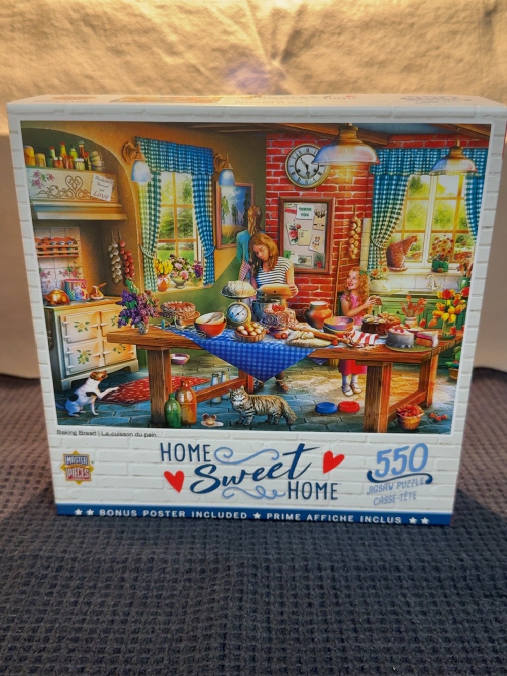 550-Piece Jigsaw Puzzle - Blue